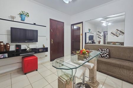 Sala de apartamento para alugar com 1 quarto, 46m² em Parque Enseada, Guarujá