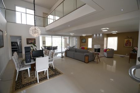 Sala de casa de condomínio à venda com 5 quartos, 620m² em Loteamento Alphaville Campinas, Campinas