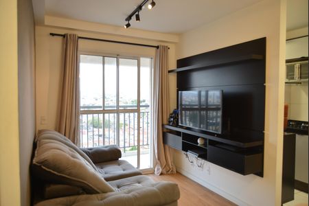 Sala de apartamento à venda com 2 quartos, 54m² em Vila Eldizia, Santo André