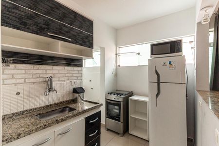 Cozinha de kitnet/studio à venda com 1 quarto, 33m² em Vila Buarque, São Paulo