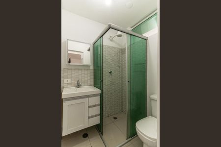 Banheiro de kitnet/studio à venda com 1 quarto, 33m² em Vila Buarque, São Paulo