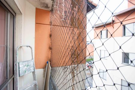 Varanda da Sala de apartamento à venda com 2 quartos, 48m² em Casa Grande, Diadema