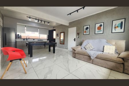 Sala de apartamento para alugar com 2 quartos, 98m² em Gonzaga, Santos