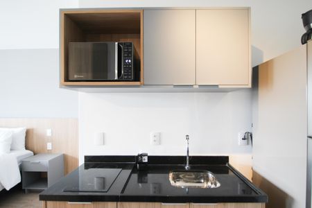 Studio à venda com 29m², 1 quarto e sem vaga Studio à venda com 29m², 1 quarto e sem vagaCozinha