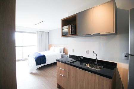 Studio à venda com 29m², 1 quarto e sem vaga Studio à venda com 29m², 1 quarto e sem vagaCozinha