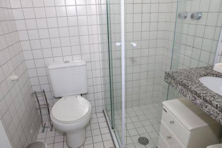 Banheiro da Suíte de apartamento para alugar com 1 quarto, 30m² em Perdizes, São Paulo