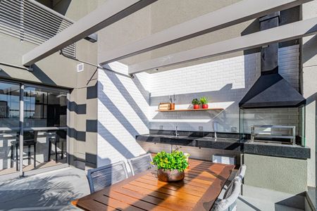 Studio para alugar com 29m², 1 quarto e sem vaga Studio para alugar com 29m², 1 quarto e sem vagaÁrea comum - Churrasqueira