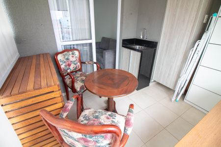 Varanda de kitnet/studio à venda com 1 quarto, 35m² em Chácara Santo Antônio (zona Sul), São Paulo