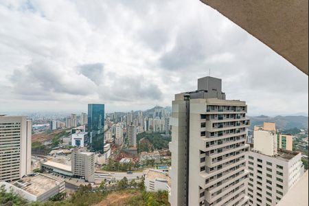 Varanda da Sala de apartamento para alugar com 2 quartos, 73m² em Vila da Serra, Belo Horizonte