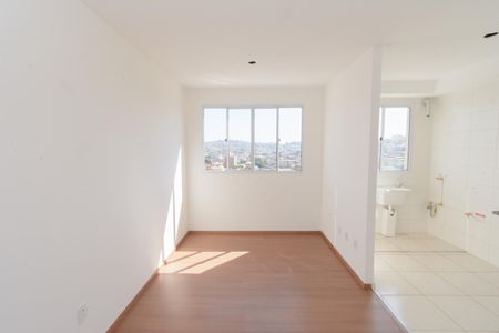 Sala de apartamento para alugar com 2 quartos, 47m² em Novo Riacho, Contagem