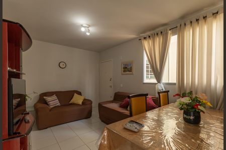 Sala de apartamento à venda com 2 quartos, 50m² em São João Batista, Belo Horizonte