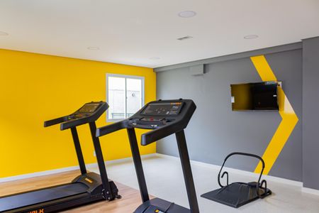 Apartamento à venda com 40m², 1 quarto e sem vaga Apartamento à venda com 40m², 1 quarto e sem vagaÁrea comum - Academia
