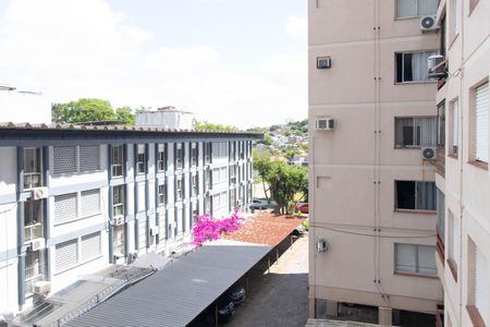 Vista da Sala de apartamento à venda com 1 quarto, 49m² em Partenon, Porto Alegre