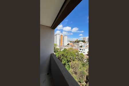 Varanda da Sala de apartamento à venda com 2 quartos, 56m² em Parque das Nações, Santo André