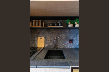 Studio à venda com 27m², 1 quarto e sem vaga Studio à venda com 27m², 1 quarto e sem vagaCozinha