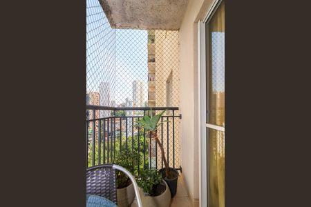 Varanda da Sala de apartamento à venda com 2 quartos, 49m² em Jardim Parque Morumbi, São Paulo