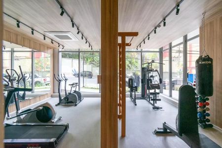 Studio para alugar com 25m², 1 quarto e sem vaga Studio para alugar com 25m², 1 quarto e sem vagaÁrea comum - Academia