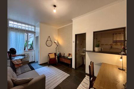 Sala de apartamento à venda com 1 quarto, 38m² em Copacabana, Rio de Janeiro