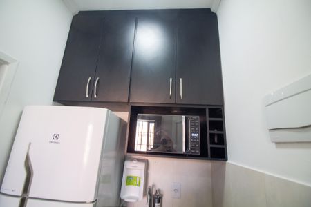 Cozinha - Armários de kitnet/studio para alugar com 1 quarto, 14m² em Brooklin, São Paulo