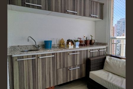 Varanda Gourmet de apartamento à venda com 3 quartos, 72m² em Tatuapé, São Paulo