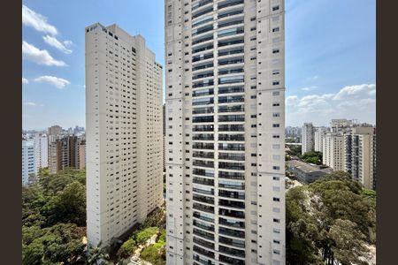Vista da Sala de apartamento à venda com 1 quarto, 53m² em Cidade Monções, São Paulo