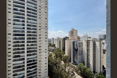 Vista da Sala de apartamento à venda com 1 quarto, 53m² em Cidade Monções, São Paulo