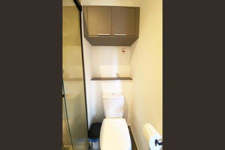 Banheiro Social de kitnet/studio à venda com 1 quarto, 18m² em Jardim Paulista, São Paulo