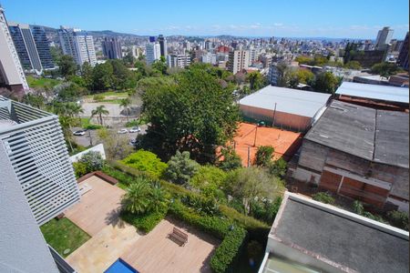 Sala - Vista de apartamento para alugar com 1 quarto, 45m² em Petrópolis, Porto Alegre