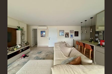 Sala de apartamento para alugar com 3 quartos, 125m² em Jardim das Acacias, São Paulo