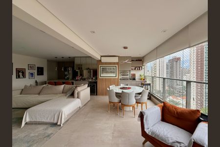 Varanda  de apartamento para alugar com 3 quartos, 125m² em Jardim das Acacias, São Paulo