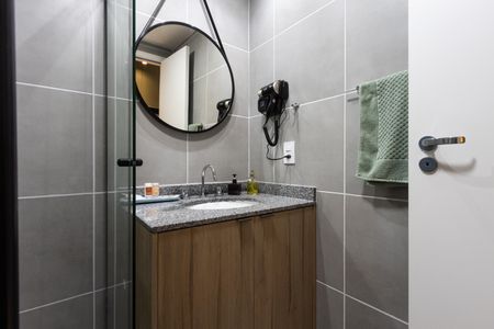 Studio à venda com 30m², 1 quarto e sem vaga Studio à venda com 30m², 1 quarto e sem vagaBanheiro