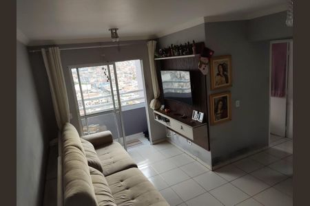Sala de apartamento para alugar com 2 quartos, 53m² em Vila Luzita, Santo André