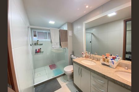 Banheiro da Suíte de apartamento à venda com 3 quartos, 150m² em Recreio dos Bandeirantes, Rio de Janeiro