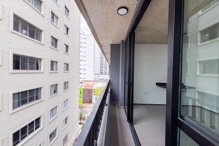 Varanda de apartamento para alugar com 1 quarto, 19m² em Cerqueira César, São Paulo