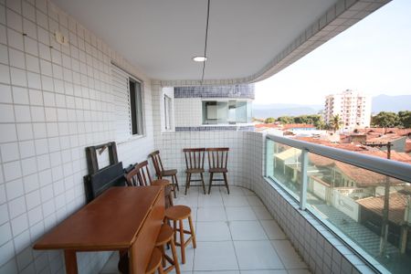 Varanda da Sala de apartamento para alugar com 2 quartos, 69m² em Vila Caiçara, Praia Grande