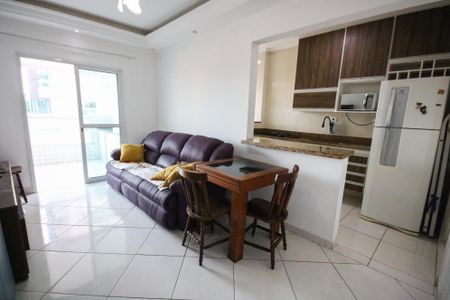 Sala de apartamento para alugar com 2 quartos, 69m² em Vila Caiçara, Praia Grande