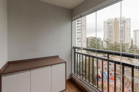 Sacada da Sala de apartamento para alugar com 2 quartos, 73m² em Vila Andrade, São Paulo