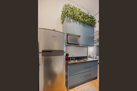 Studio à venda com 35m², 1 quarto e sem vagaCozinha