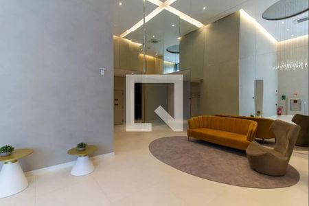 Apartamento para alugar com 90m², 1 quarto e 2 vagas Apartamento para alugar com 90m², 1 quarto e 2 vagasHall social