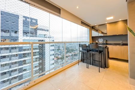 Varanda gourmet de apartamento à venda com 3 quartos, 106m² em Vila Dom Pedro I, São Paulo