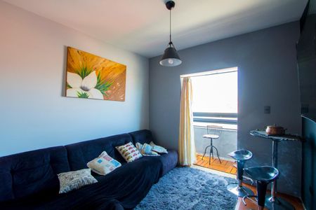 Sala de apartamento à venda com 2 quartos, 63m² em Parque Marajoara, Santo André