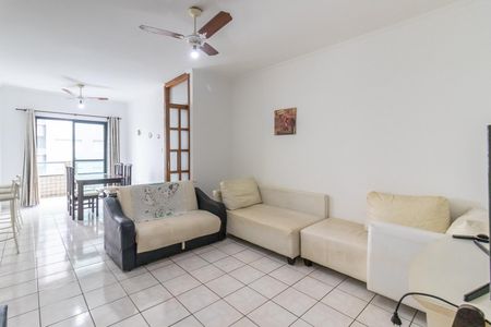 Sala de apartamento para alugar com 1 quarto, 79m² em Vila Tupi, Praia Grande