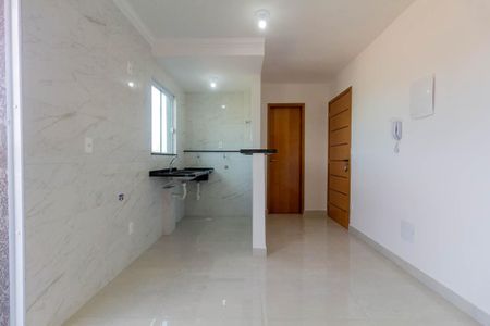 Sala/Cozinha de apartamento para alugar com 1 quarto, 33m² em Vila Nova Manchester, São Paulo