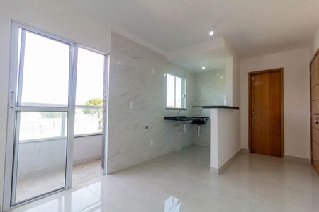 Sala/Cozinha de apartamento para alugar com 1 quarto, 33m² em Vila Nova Manchester, São Paulo