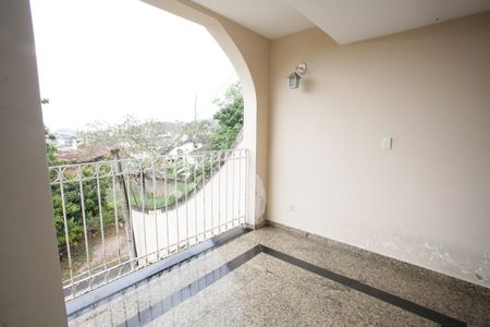 Varanda da Sala de casa de condomínio à venda com 3 quartos, 450m² em Taquara, Rio de Janeiro