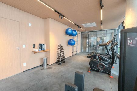 Apartamento à venda com 35m², 1 quarto e sem vaga Apartamento à venda com 35m², 1 quarto e sem vagaÁrea comum - Academia