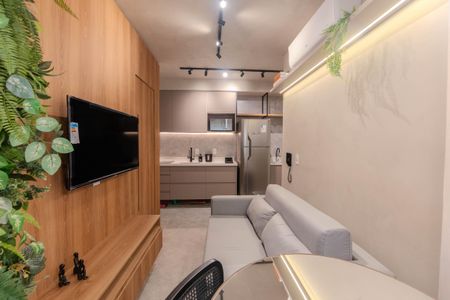 Sala de apartamento à venda com 1 quarto, 35m² em Bela Vista, São Paulo