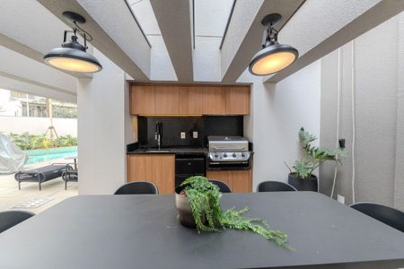 Apartamento à venda com 35m², 1 quarto e sem vaga Apartamento à venda com 35m², 1 quarto e sem vagaÁrea comum - Churrasqueira