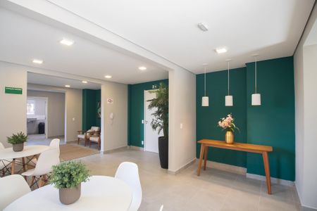 Apartamento para alugar com 36m², 2 quartos e sem vagaÁrea comum - Salão de festas