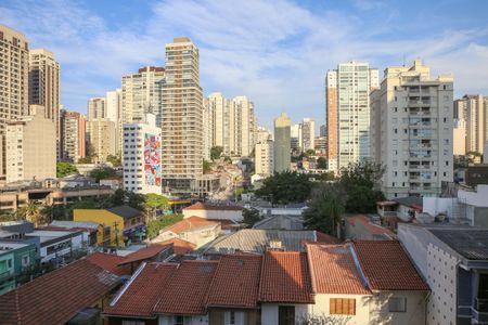 Sacada Vista de kitnet/studio à venda com 1 quarto, 28m² em Perdizes, São Paulo